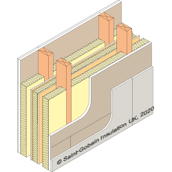 2020 ISOVER Party wall Timber frame